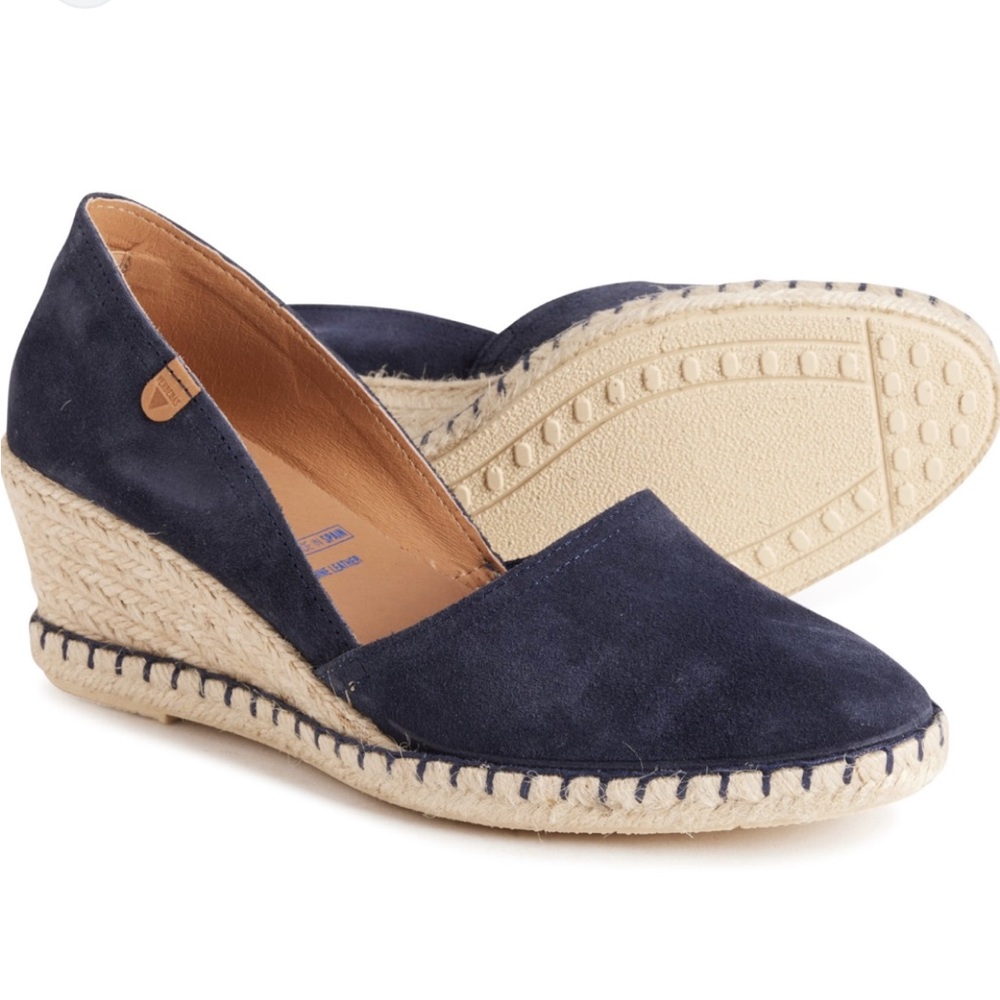 Verbenas Women's Mamen Wedge Espadrilles - Suede Size 10/40